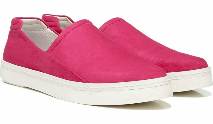Sneakers Women Franco Sarto Franco Alma Slip On Sneaker Fuchsia Leather