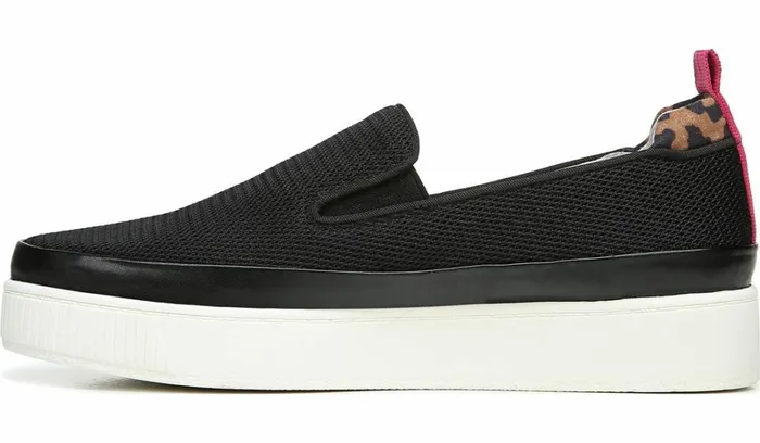 Sneakers Women Franco Sarto Franco Homer 4 Platform Slip On Sneaker Black Mesh