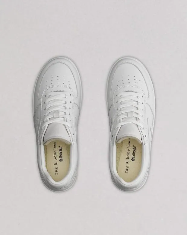 Sneakers Women Rag and Bone Retro Court Leather Sneaker White