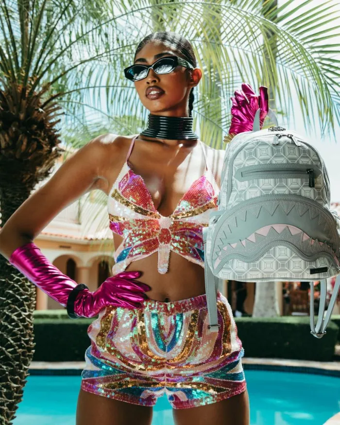 SPRAYGROUND AI8 AFRICAN INTELLIGENCE BOOKED and BUSY SAVAGE BACKPACK Bags