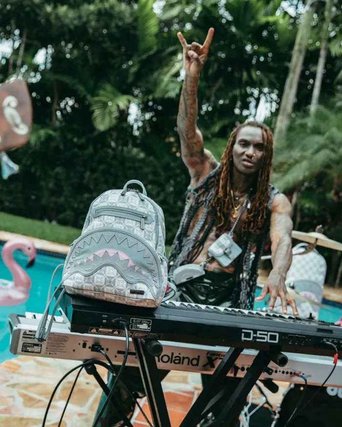 SPRAYGROUND AI8 AFRICAN INTELLIGENCE BOOKED and BUSY SAVAGE BACKPACK Bags