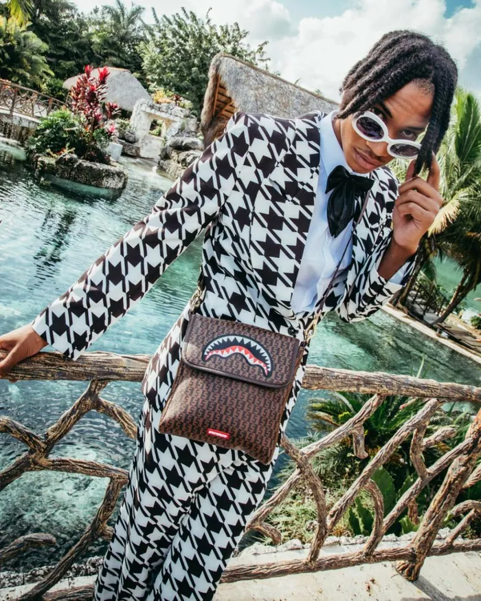 SPRAYGROUND CASHIN CHECKS SHOULDER BAG Bags