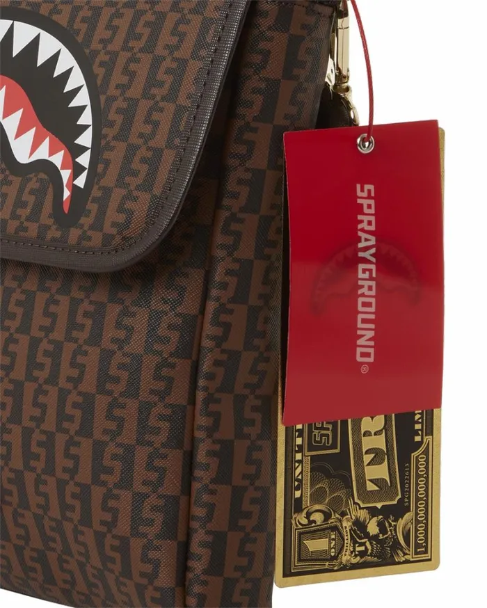 SPRAYGROUND CASHIN CHECKS SHOULDER BAG Bags
