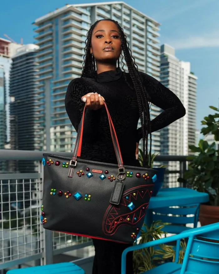 SPRAYGROUND GEMSTONE OUTLAW TOTE Bags