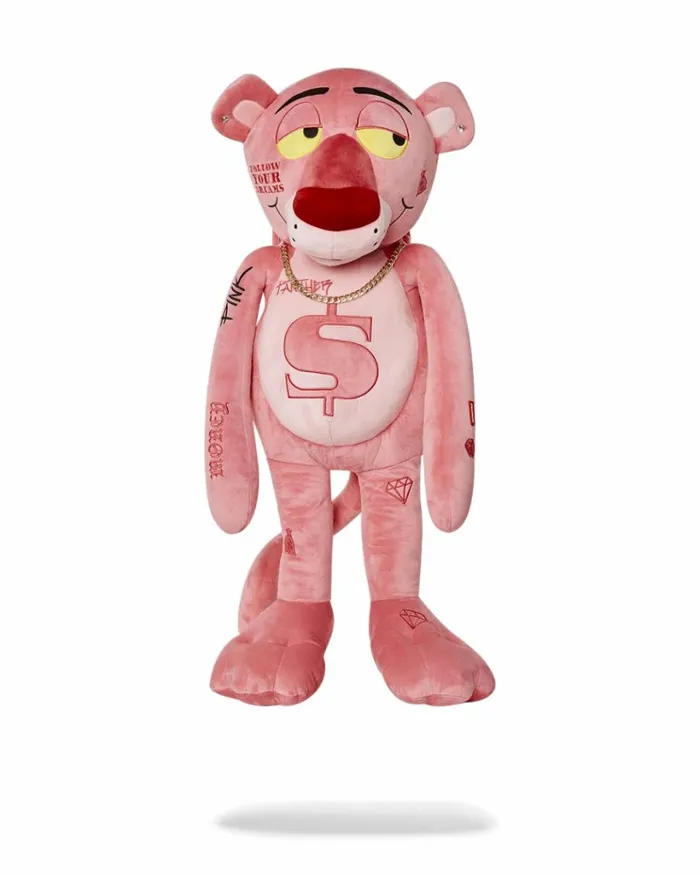 SPRAYGROUND PINK PANTHER UP TO NO GOOD TEDDY BEAR BACKPACK Bags