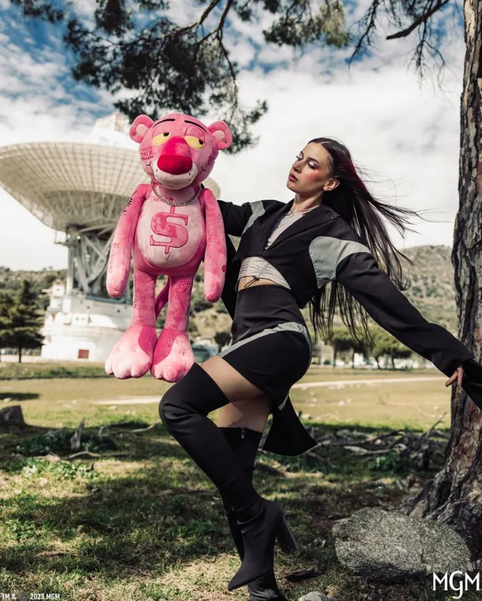 SPRAYGROUND PINK PANTHER UP TO NO GOOD TEDDY BEAR BACKPACK Bags