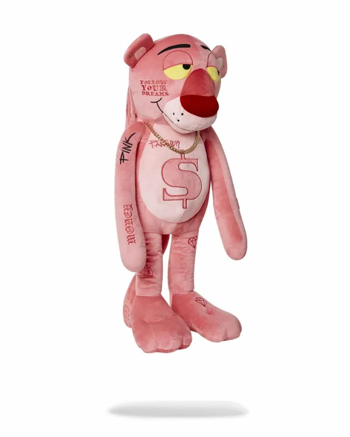 SPRAYGROUND PINK PANTHER UP TO NO GOOD TEDDY BEAR BACKPACK Bags