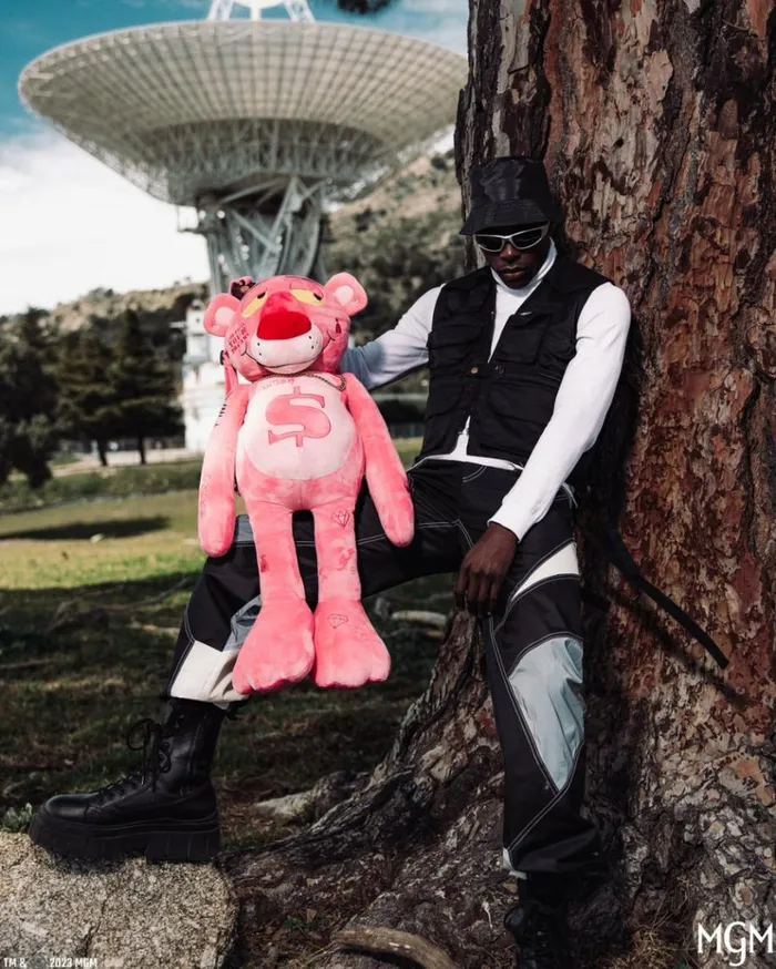 SPRAYGROUND PINK PANTHER UP TO NO GOOD TEDDY BEAR BACKPACK Bags