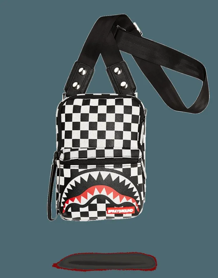 SPRAYGROUND REFLECTIVE SHARKS IN PARIS SLING Bags SPRAYGROUND REFLECTIVE SHARKS IN PARIS SLING Bags