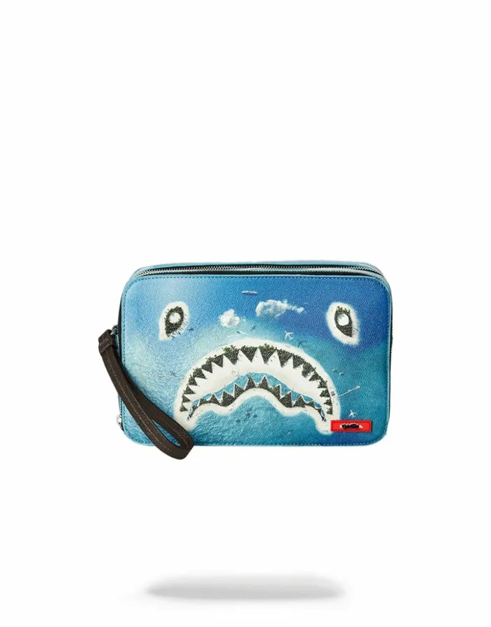 SPRAYGROUND SHARK ISLAND TOILETRY AKA MONEY BAG Bags SPRAYGROUND SHARK ISLAND TOILETRY AKA MONEY BAG Bags