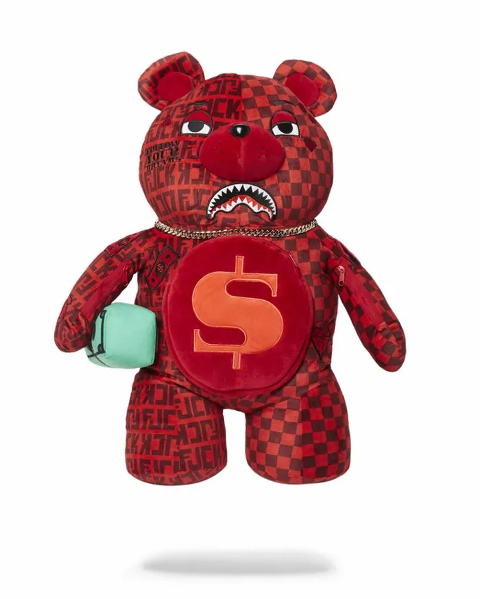 SPRAYGROUND VENI VIDI VICI MONEYBEAR TEDDYBEAR BACKPACK Bags