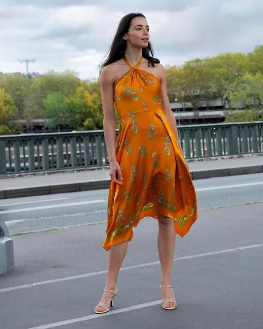 Spring Waltz Handkerchief Dress Women Jumpsuits Lilysilk Dresses