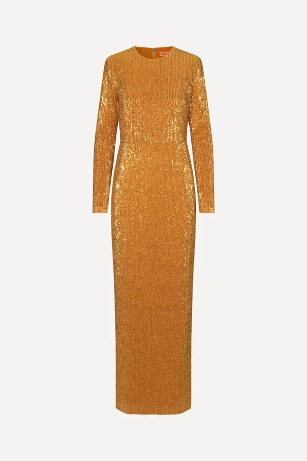 Stine Goya Dresses Carson Dress 8211 Gold 8211 Women