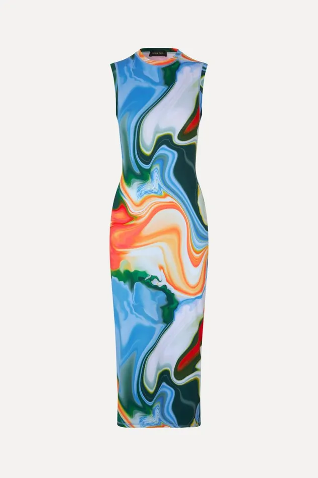 Stine Goya Dresses Danya Dress 8211 Distorted Liquid 8211 Women