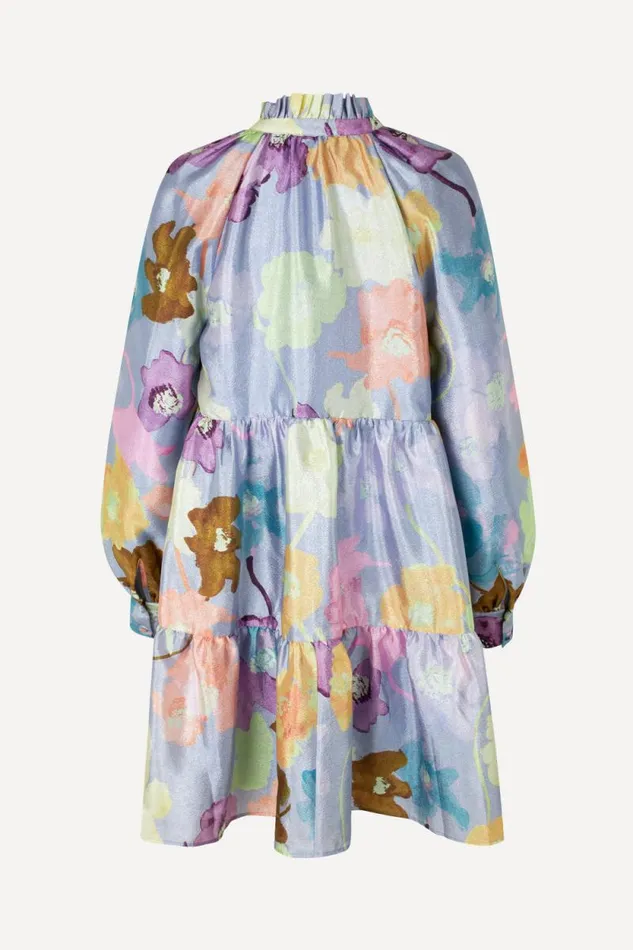 Stine Goya Dresses Jasmine Dress 8211 Filigran Flower Blue 8211 Women