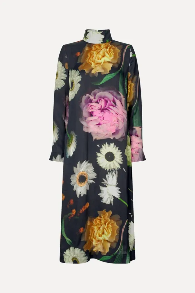 Stine Goya Dresses SGMillie Dress 8211 Scanned Foliage 8211 Women