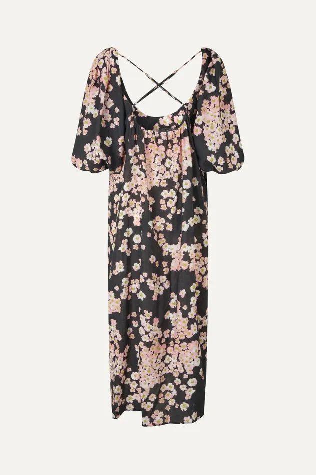 Stine Goya Dresses SGTeresa Dress 8211 Pink Ditzy Flowers 8211 Women