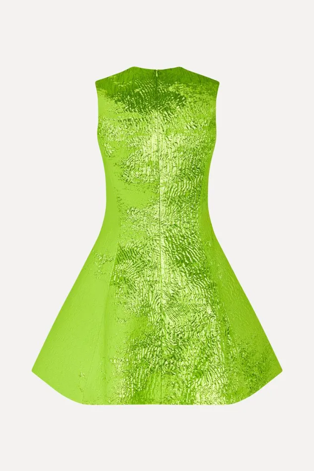 Stine Goya Dresses Sleeveless Mini Dress 8211 Green Impressionist Hue 8211 Women