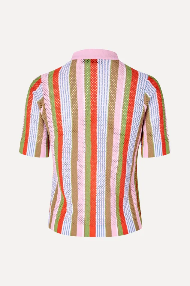 Stine Goya Knitwear SGDarcy Cardigan 8211 Multi Stripe 8211 Women