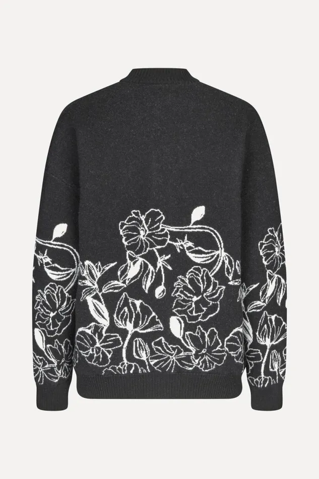 Stine Goya Outerwear Long Sleeve Cardigan 8211 Eccentric Floral 8211 Women