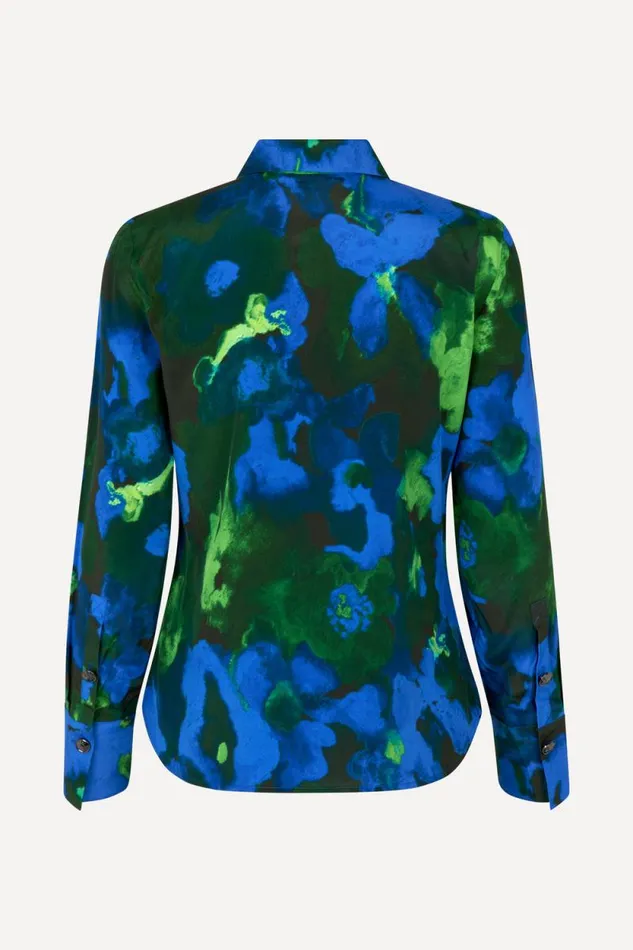 Stine Goya Tops and Shirts Rija Shirt 8211 Frosted Floral Night 8211 Women