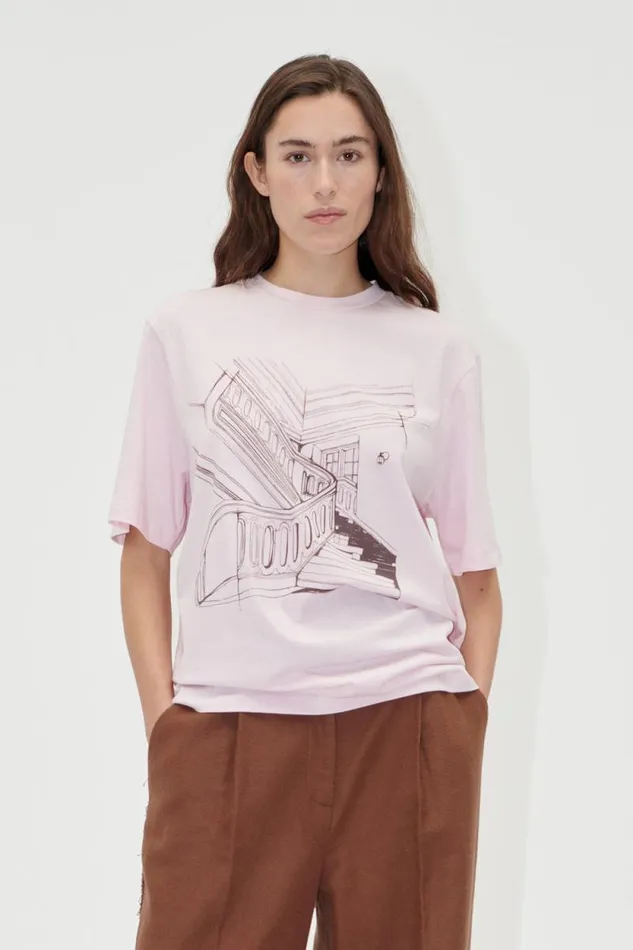 Stine Goya Tops and Shirts Short Sleeve Tshirt 8211 Staircase 8211 Women