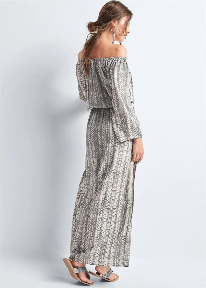 STRAPLESS MAXI DRESS Cream Women VENUS Sundresses