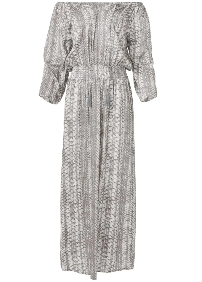 STRAPLESS MAXI DRESS Cream Women VENUS Sundresses