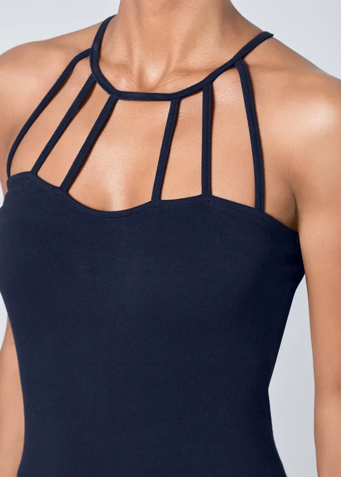 STRAPPY DETAIL TOP Navy Women VENUS Tops