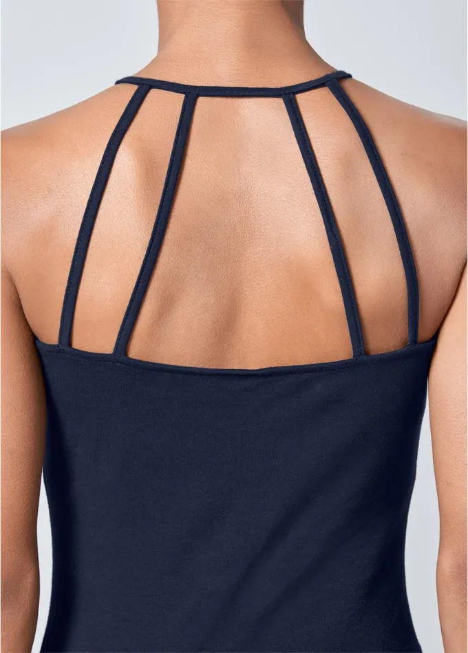STRAPPY DETAIL TOP Navy Women VENUS Tops