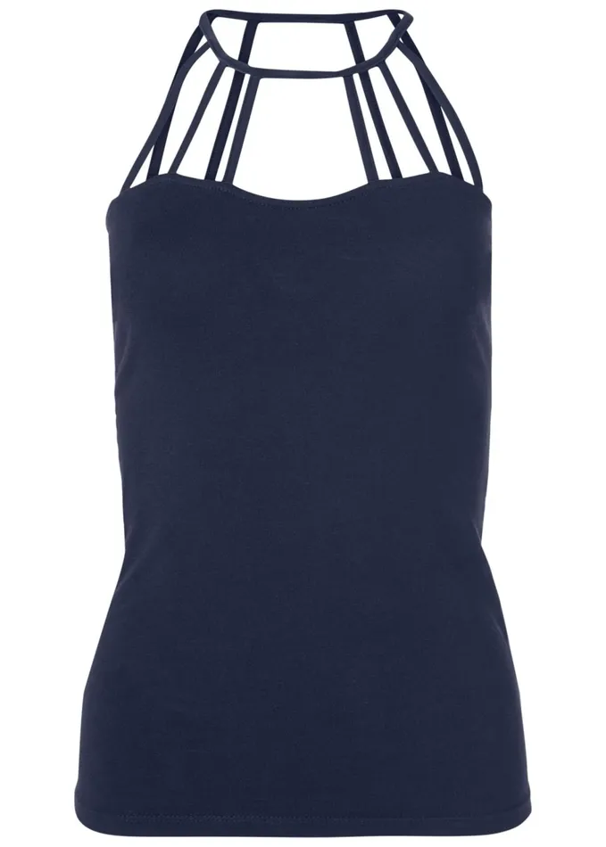 STRAPPY DETAIL TOP Navy Women VENUS Tops