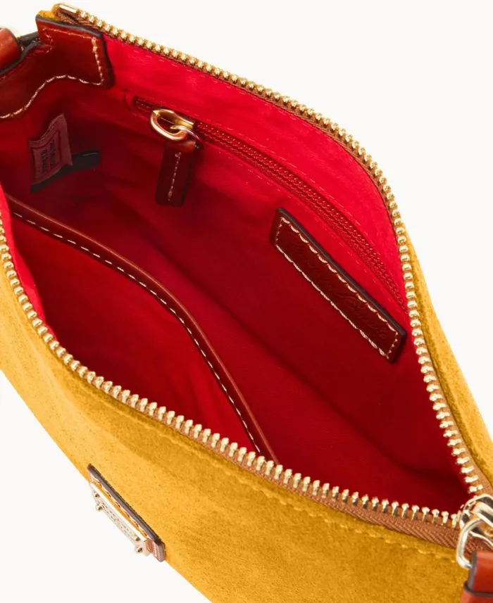 Suede Crossbody Pouchette Chamois Woman Dooney and Bourke Crossbodies Suede Crossbody Pouchette Chamois Woman Dooney and Bourke Crossbodies
