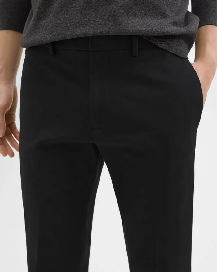 Suits Men Theory Zaine Pant In Stretch Cotton Black Suits Men Theory Zaine Pant In Stretch Cotton Black