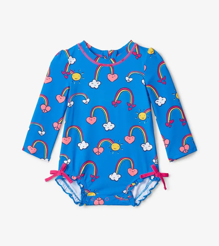 Summer Sky Baby Rashguard Swimsuit Hatley