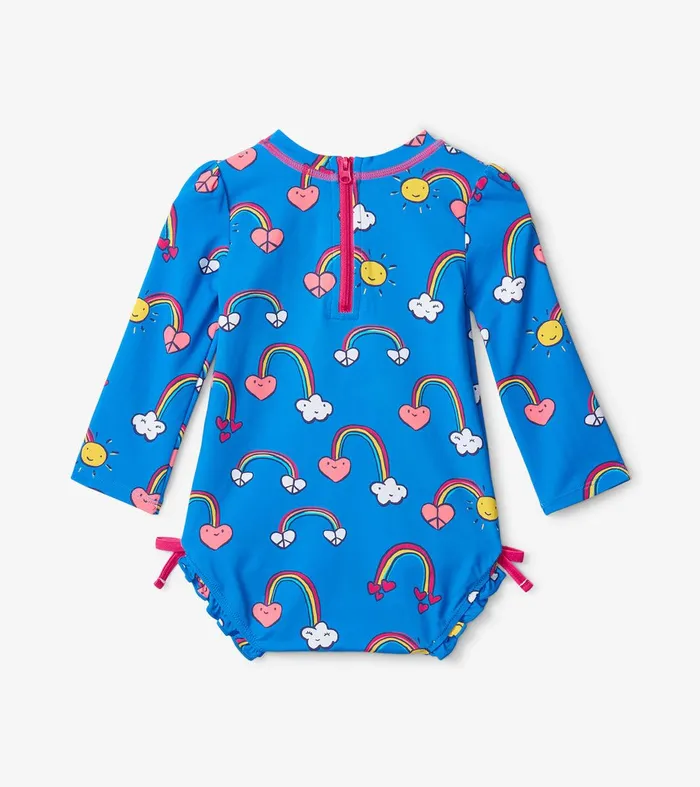 Summer Sky Baby Rashguard Swimsuit Hatley