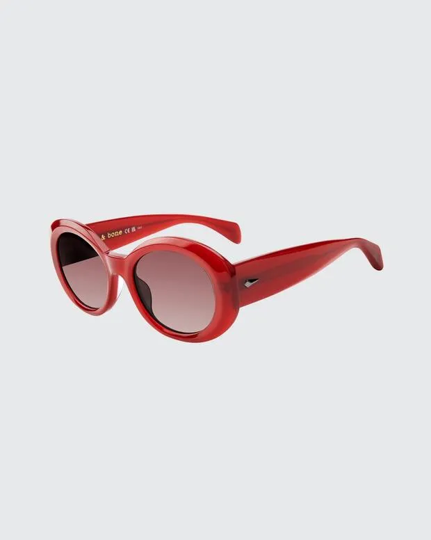 Sunglasses Women Rag and Bone Alice Red