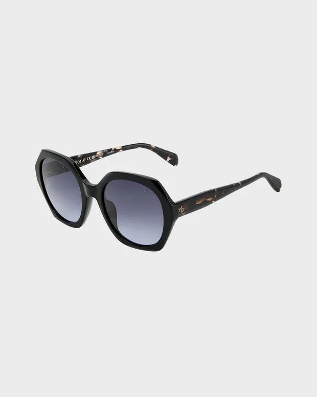 Sunglasses Women Rag and Bone Annalise Black