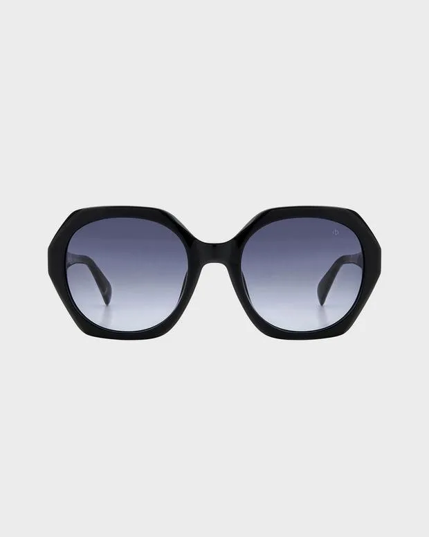 Sunglasses Women Rag and Bone Annalise Black