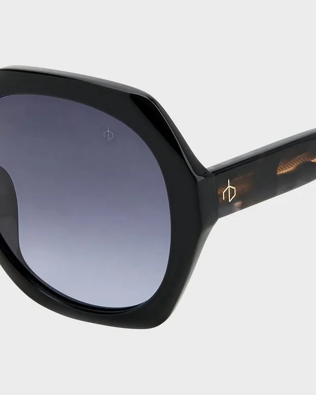 Sunglasses Women Rag and Bone Annalise Black