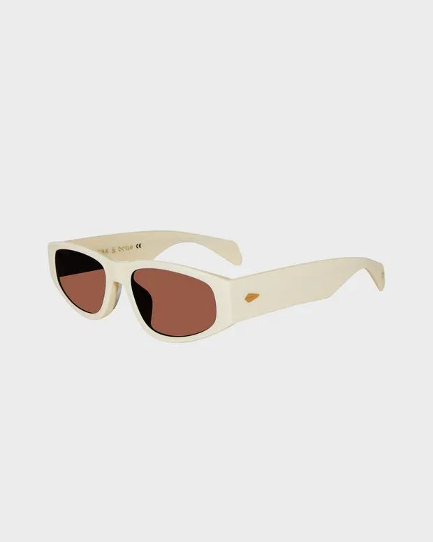 Sunglasses Women Rag and Bone Soren Cream Gold