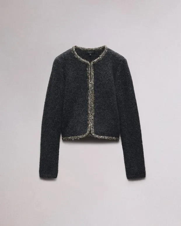 Sweaters and Sweatshirts Women Rag and Bone Davies Lady Cardigan Charcoal