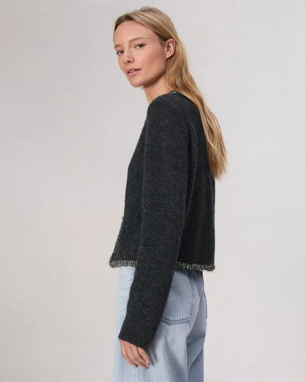 Sweaters and Sweatshirts Women Rag and Bone Davies Lady Cardigan Charcoal