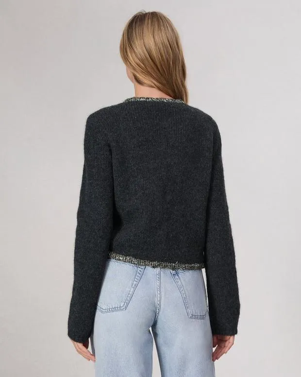 Sweaters and Sweatshirts Women Rag and Bone Davies Lady Cardigan Charcoal