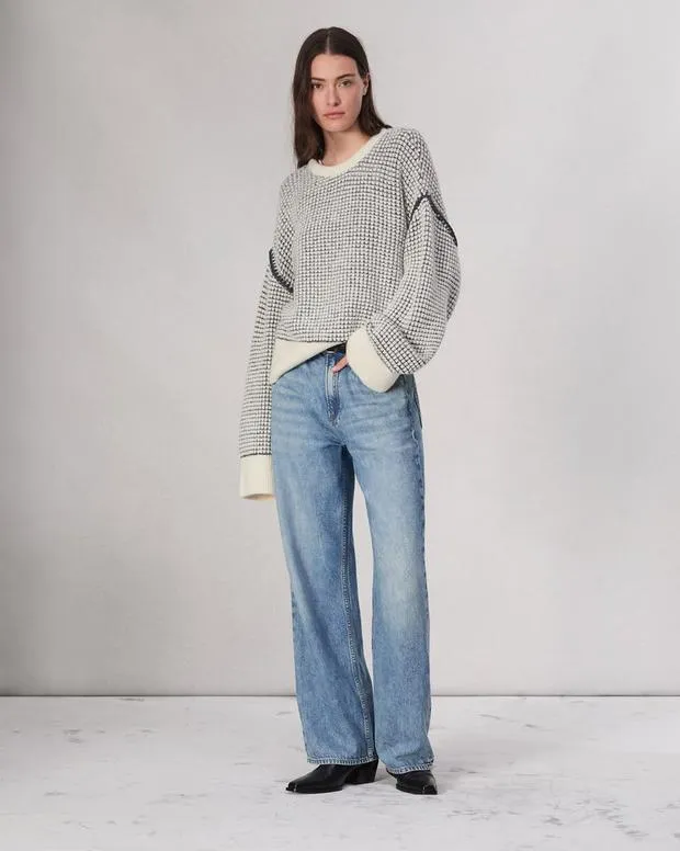 Sweaters and Sweatshirts Women Rag and Bone Katie Sweater Ivory Multi