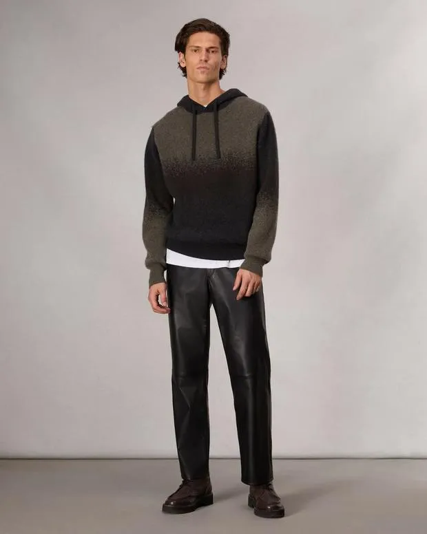 Sweaters Men Rag and Bone Downing Sweater Hoodie Green Multi
