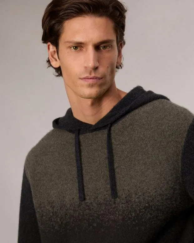 Sweaters Men Rag and Bone Downing Sweater Hoodie Green Multi