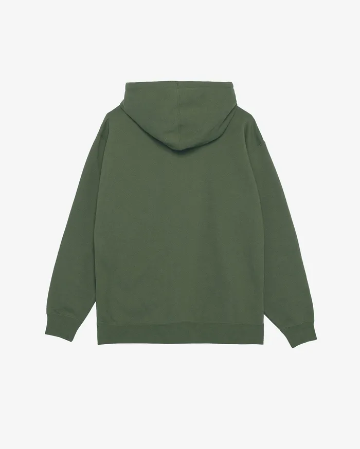 SWEATSHIRTS DOUBLE EXCLAMATION PULLOVER Moss Green OBEY Clothing Men