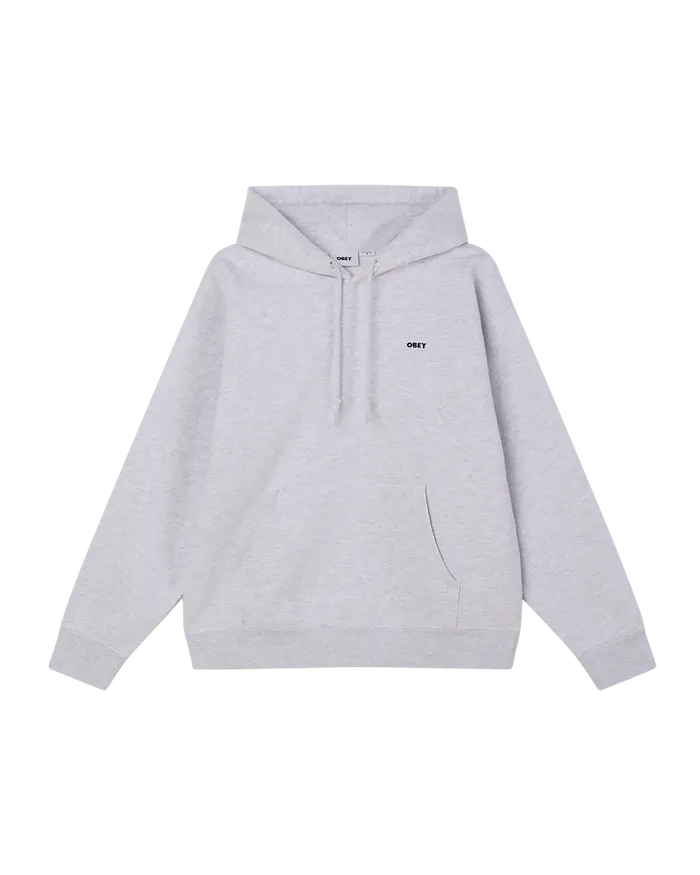 SWEATSHIRTS OBEY Clothing Men OBEY BUSINESS PULLOVER Ash Grey