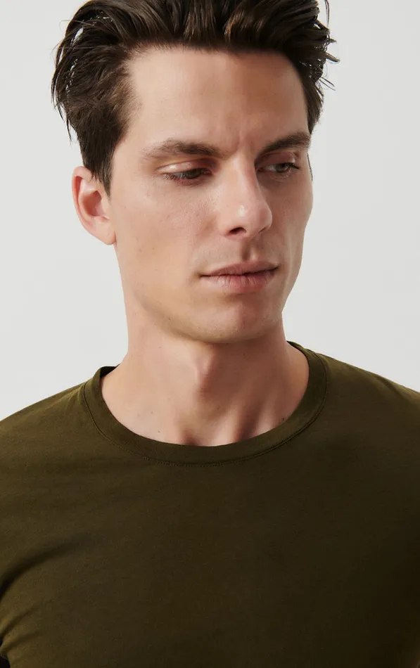 TShirt Decatur Khaki Men American Vintage Long Sleeve TShirts TShirt Decatur Khaki Men American Vintage Long Sleeve TShirts