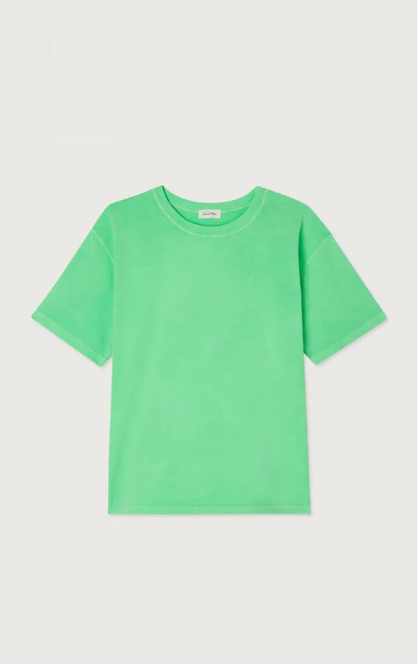 TShirt Fizvalley Flashy Green Women American Vintage Short Sleeve TShirts TShirt Fizvalley Flashy Green Women American Vintage Short Sleeve TShirts